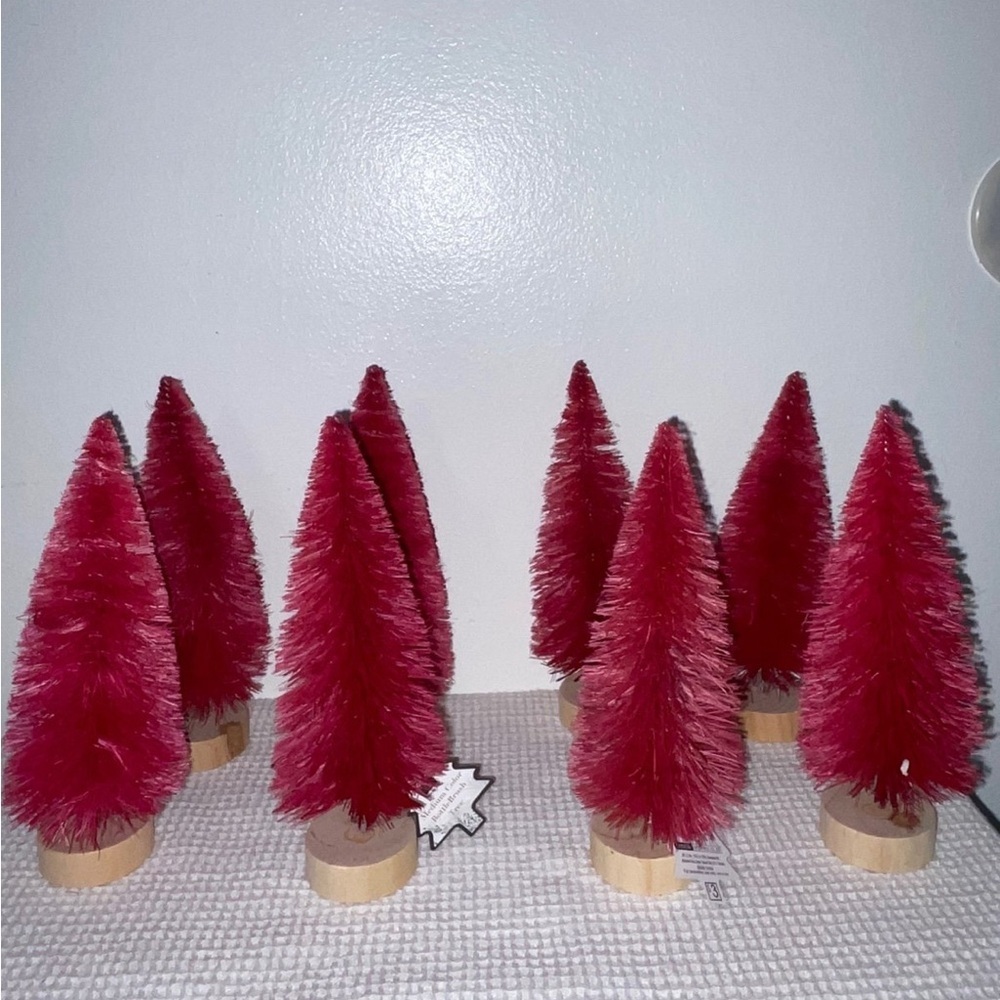 Bottle brush trees target bullseye sections 8 trees